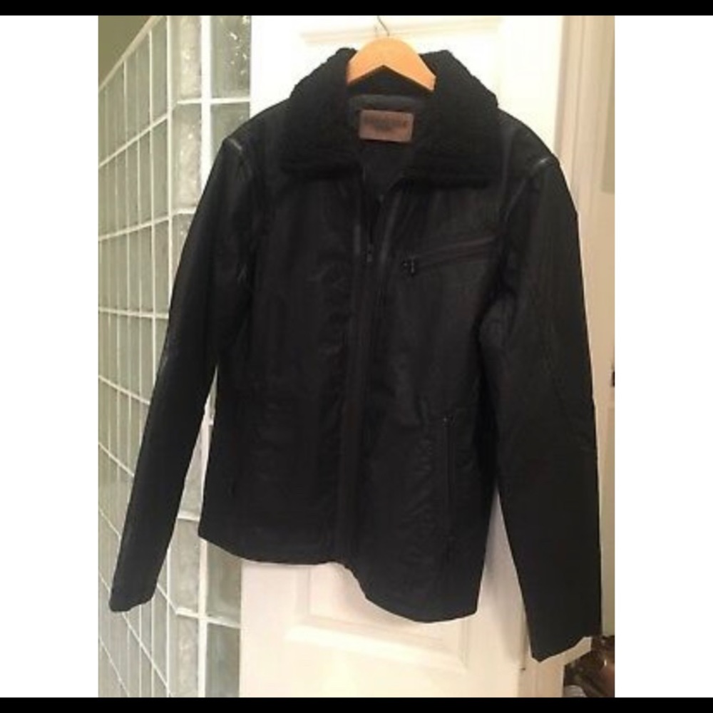 Robert Comstock Men’s Nylon / Sheepskin Jacket